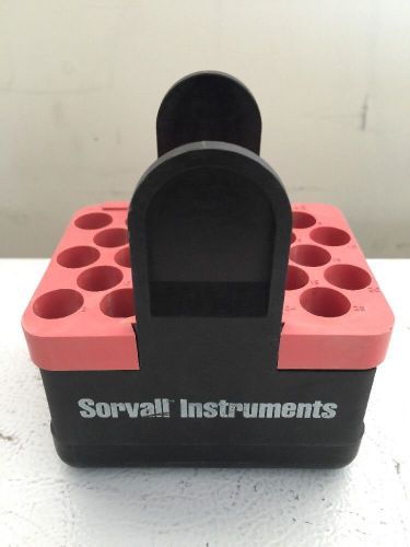 SORVALL INSTRUMENTS FIXED ANGLE ROTOR BUCKETS IN PINK