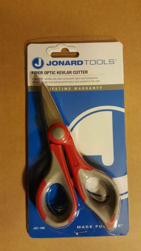 New!!! Jonard JIC-186 Ergonomic Fiber Optic Kevlar Cutters