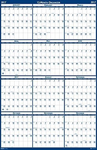 House of Doolittle 2017 Laminated Wall Calendar, Reversible,