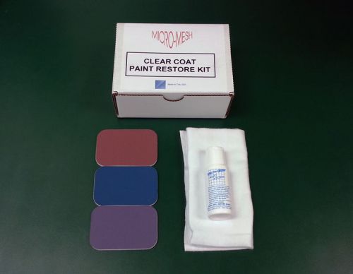 Micro-mesh clear coat paint restore kit for sale