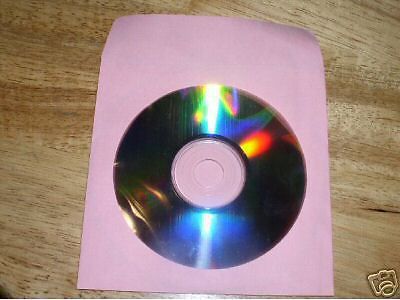 2000  PINK CD PAPER SLEEVES w/ WINDOW &amp; FLAP -  PSP50