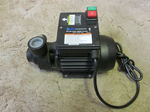 NEW 3/4 HP Clear Water Pump 650 GPH Trash Power Portable Clear Model # 68419