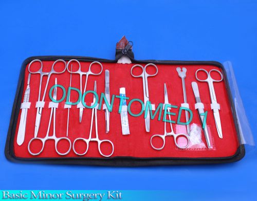 Lot of 14 pieces basic minor surgery kit for sale