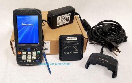 Intermec cn50 pda cn50anu1en00 1d/2d pda wifi barcode scanner +charge kit for sale