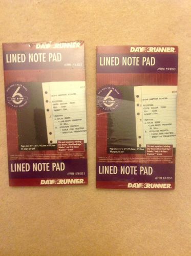 Dayrunner Lined Note Pad