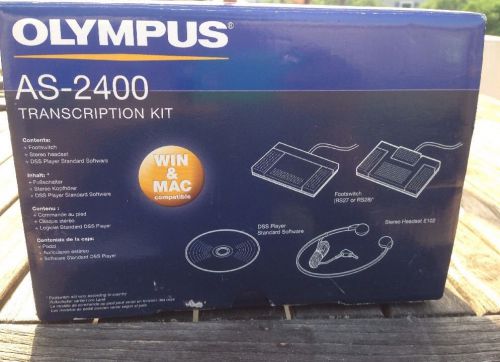 Olympus AS-2400 Transcription Kit *NEW IN BOX* FREE SHIPPING
