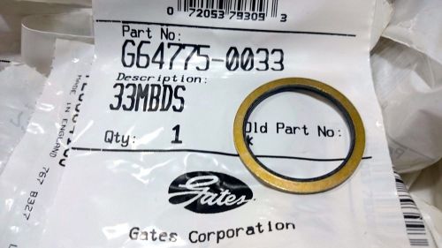 (qty 100) gates 33mbds, g64775-0033 hydraulic metric bonded seal - hose i.d 33mm for sale