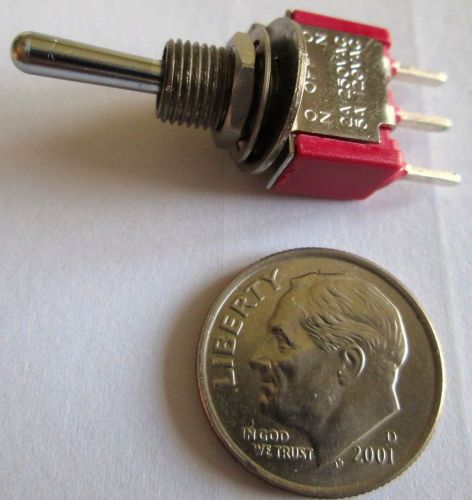C&amp;k #7103 miniature toggle switch spdt on-off-on center off  nos  1 pcs for sale