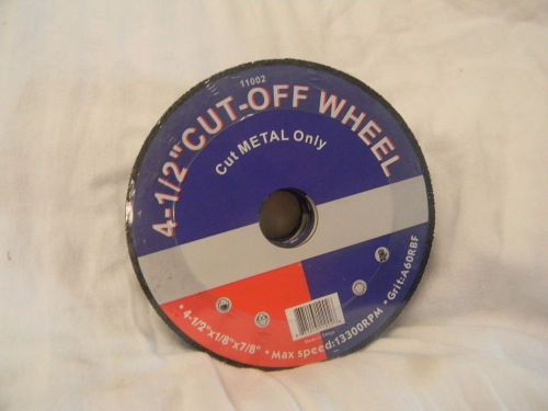 NEW 4-1/2&#034; METAL CUT-OFF WHEELS FOR ANGLE GRINDER / PACK OF 50 / FREE SHIPPING