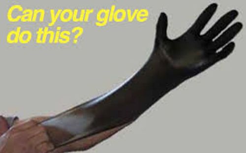 BLACK MAMBA Glove Nitrile Disposable Strong HVAC Construction Work Mechanic