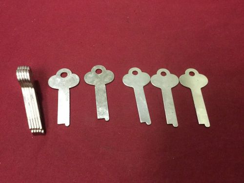 Ilco Flat Steel 1366 &amp; 1270 Key Blanks, Set of 8 - Locksmith