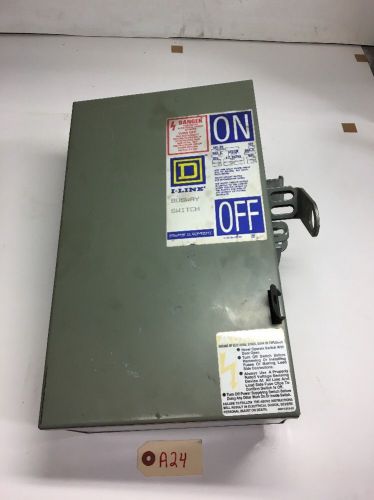 Square d pq3606g 60 amp 600 volt 3p3w fusible busway switch *fast shipping* for sale