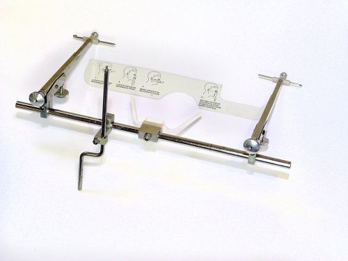 DENAR D31AB HINGE AXIS FACEBOW AND ADDITIONAL PARTS DENTIST, PROSTHODONTIST