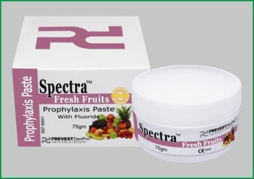 Dental prophy paste with fluoride - spectra fresh fruits 75gm for sale