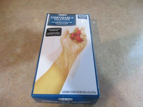 Daily chef disposable gloves 500 count for sale