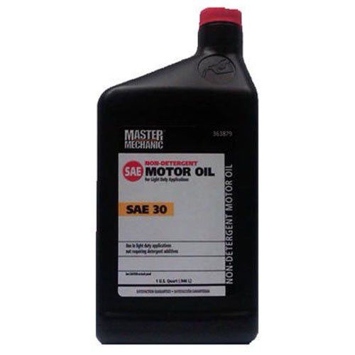 Olympic oil 363879 sae30 master mechanic non detergent motor oil 1-quart for sale