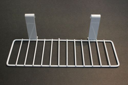Gridwall Grid Panel 4&#034;x12&#034; Flat Shoe Shelf White - (10 Pieces)