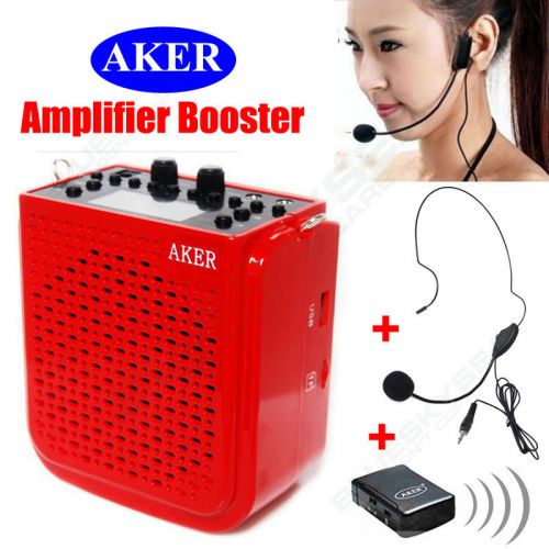 25W Waistband Voice Amplifier Booster Wireless Transmitter Microphone Fr Teacher