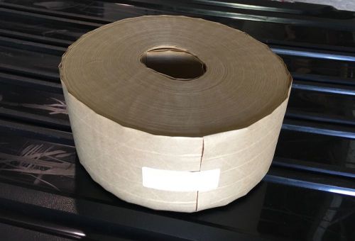 Gummed Reinforced Water Tape 70mm x 500ft / 6 Rolls