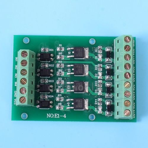 4-Channel FR1205 Field-Effect Tube Module NMOS DC 5-24V With Optocoupler Isolat