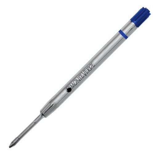 Monteverde Capless Ceramic Gel Refill To Fit Parker Ballpoint Pens, Broad Blue 6