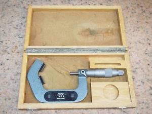 Tesa 1.8 - 2.6&#034; 7 fluted micrometer with case for sale