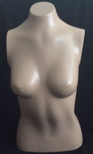 FEMALE HALF BODY PLASTIC MANNEQUIN FORM