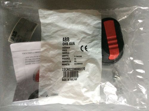 New ABB OHB 45J6 Switch Control Handle, On-OFF, Type 1, 3R, 12 - 1SCA022380R8770