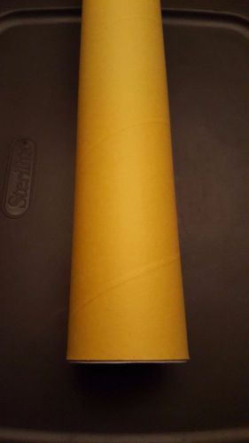 Nature Saver Economy Yellow Recycled Mailing Tubes - Size 3&#034;x24&#034; - CASE/25 NIB