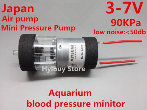 DC 3V-7V 5V Mini Air Pump Micro-pressure pump 6V 90Kpa Aquarium blood monitor