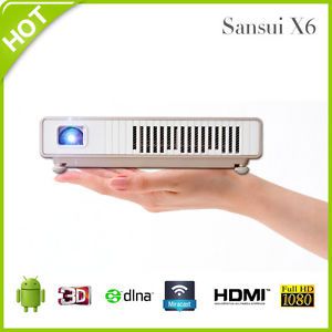 SANSUI Mini Projector 1500 Lumens 1080p DLP Smart 3D Portable Projector