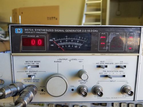 HP 8672A Synthesized Signal Generator 2-18GHz