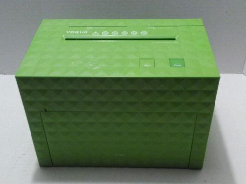 Green VOGUE TOP SECRET Confetti Paper Shredder Card Shredder Letter Opener S150
