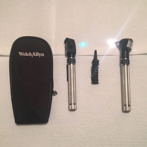 Welch allyn ref 13010 &amp; ref 728 pocket scope set for sale