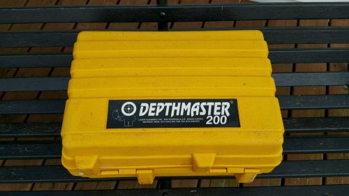 laser alignment depthmaster 200