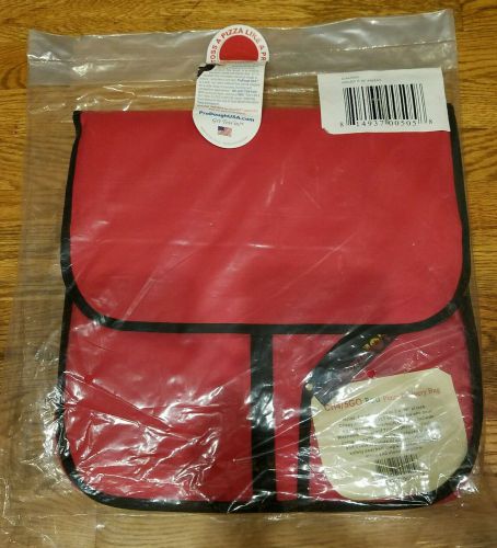 BRAND NEW PRO Dough USA CH4/5GO Red Pizza Delivery bag