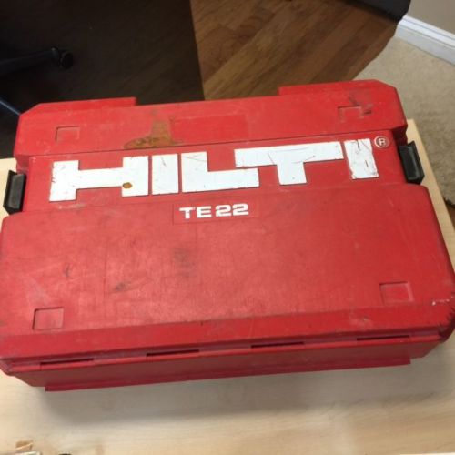 Hilti te 22 hammer drill with extra bits