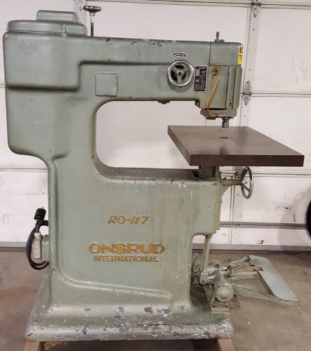 Onsrud RO-117H Pin Router, 1968, 26&#034; Throat Cap. 3HP, 3PH, 20,000 RPM Spindle