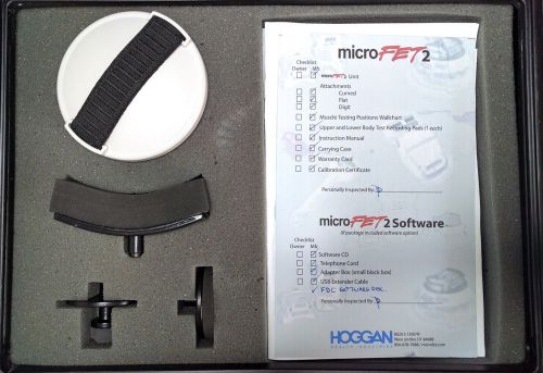 MICROFET 2 MMT HANDHELD DYNAMOMETER, PRODUCT &amp; DATA COLLECTION SOFTWARE INCLUDED