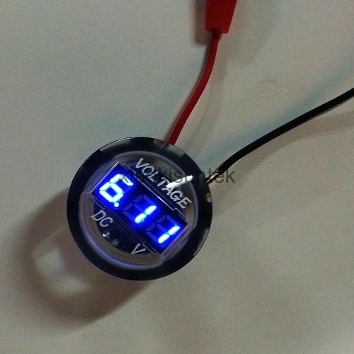 Mini blue led digital diaplay voltage voltmeter panel for sale