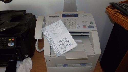 Brother intellifax 4750e fax machine / printer / copier, plain paper fax for sale
