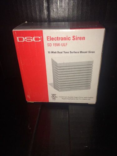 DSC Electronic Siren SD15W-ULF