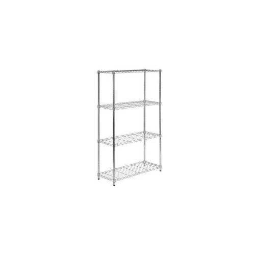 Honey can do chrome 4-tier wire shelving room garage kitchen organizer unit for sale