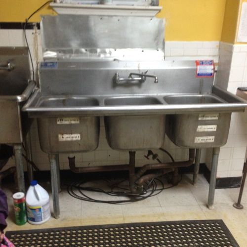 commercial stainless steel sink