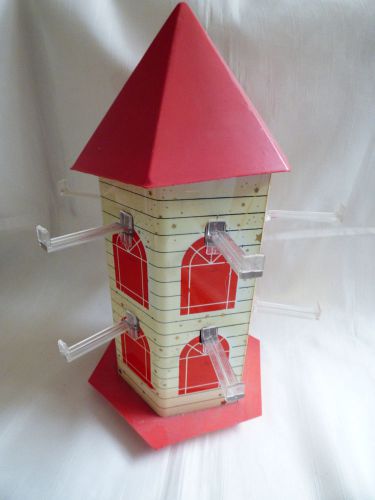 VTG Holiday House Turnable spinning table counter top Jewelry Display Holder