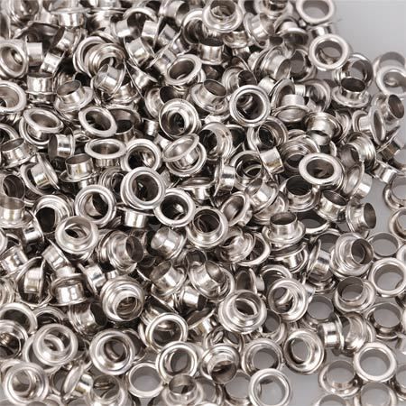 1/2&#034; #4 Nickel Grommets and Washers 1000 Package 26230