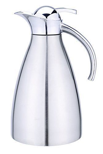COOX 1.5L Stainless Steel Thermal Carafe Pitcher - Unbreakable Double Wall Jug &amp;