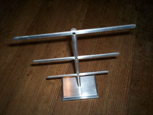 Gorgeous Earrings Necklace Display Hand Machined Assembled Aluminum Stand #2