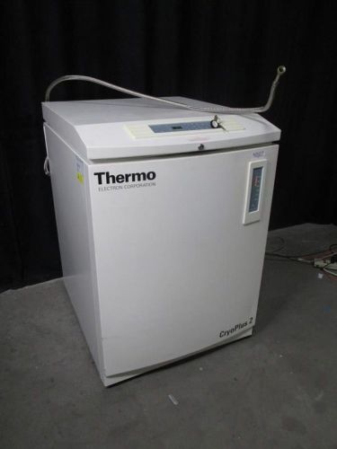 Thermo cryoplus 2 liquid nitrogen container: powers up for sale