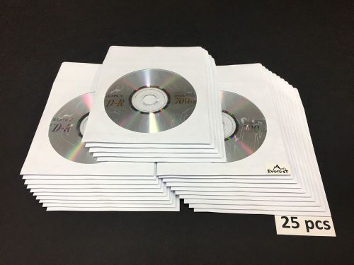 25 SONY Blank CD-R CDR Logo Branded 48X 700MB 80min Recordable Media Disc